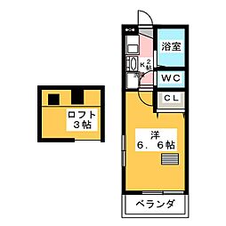 間取図画像 1K