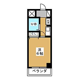 ビートルズスクエア横浜 1Kの間取図画像