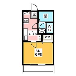 間取図画像 1K