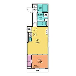 DPaina鶴ヶ峰 1LDKの間取図画像