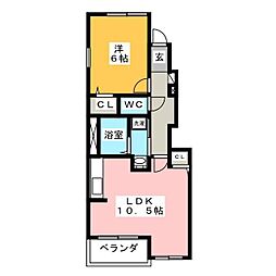 間取図画像 1LDK
