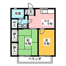 間取図画像 2K