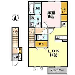 FT葉山 1LDKの間取図画像