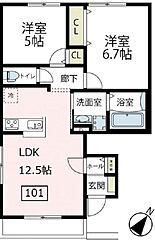 物件の間取り