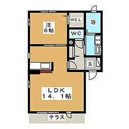 間取図画像 1LDK
