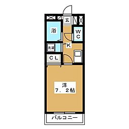 間取図画像 1K