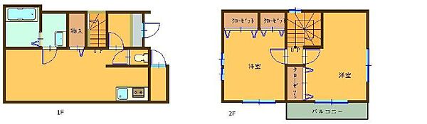 メゾンシブキ花の木 D｜埼玉県本庄市日の出2丁目(賃貸一戸建2LDK・--・79.49㎡)の写真 その2