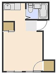 アリス本庄第4 ワンルームの間取図画像