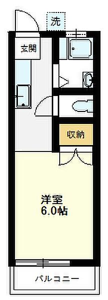 ハイムサンフラワー 103｜東京都国立市西2丁目(賃貸アパート1K・1階・19.87㎡)の写真 その2