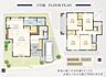 間取り：7332万円、4LDK、土地面積132.1m2、建物面積106.75m2 プラン図