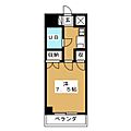 ベルシティ7階5.3万円