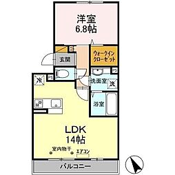間取図画像 2DK