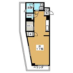 SUPERIORCLUB ワンルームの間取図画像