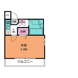 ステイピアカレッジ松戸 1Kの間取図画像