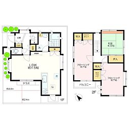 西久保3丁目貸家 3LDKの間取り