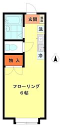 テラス吉祥寺 ワンルームの間取図画像