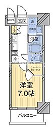 MODIERYOYOGIRESIDENCE 1Kの間取図画像