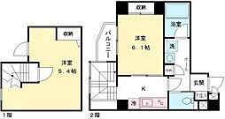 アルグリーン久我山 2Kの間取図画像