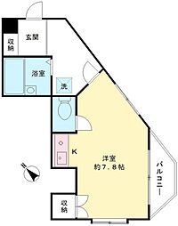 間取図画像 ワンルーム