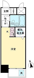 ライオンズマンション聖蹟桜ケ丘第3 ワンルームの間取図画像