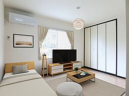 ヒルサイドA棟 101 1階ワンルームのリビング/ダイニング