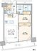 間取り：専有面積約57.20m2・2LDK＋SICの間取りです。室内は新規リノベーション済みのため、快適にお住まいいただけます。