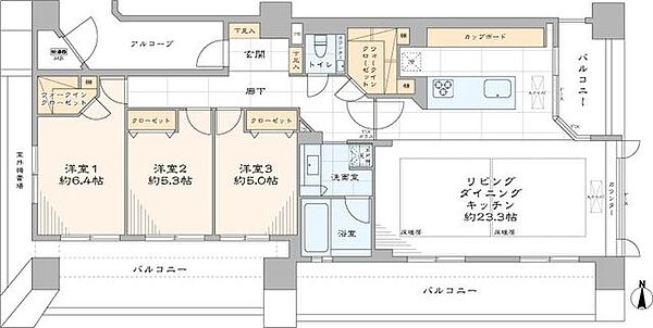 間取り：326000264221