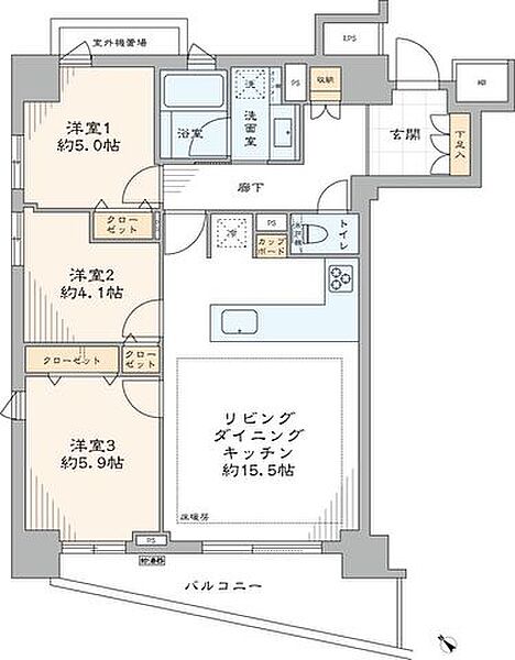 専有面積約70.34m2・5階部分・3方角部屋につき開放感のある3LDK。間取りから一新し、室内フルリノベーションを施しました。新しい暮らしの選択や価値の向上を追求したお部屋です。