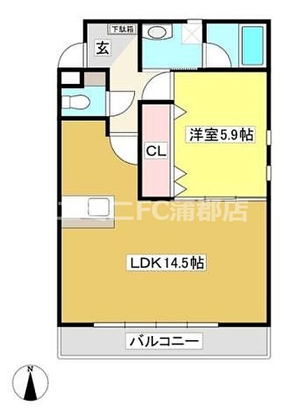 同じ建物の物件間取り写真 - ID:223031735452