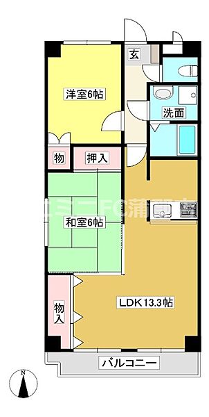 同じ建物の物件間取り写真 - ID:223032000402