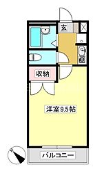 間取図画像 1K