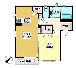 間取図画像 1LDK