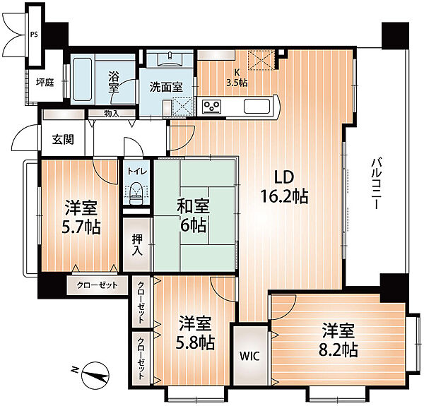 apartment 新潟県新潟市中央区笹口２丁目１２－１０