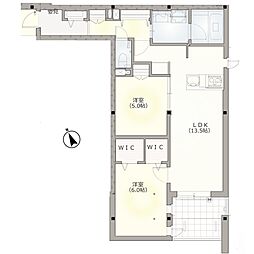 チェリーゼ 2LDKの間取図画像