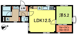 高井戸ユニバース 1LDKの間取図画像
