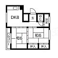 マンションヒロタB棟2階5.2万円