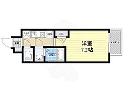 名古屋市営鶴舞線 鶴舞駅 徒歩5分の賃貸マンション 15階1Kの間取り