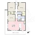Residenced'東山2階16.9万円