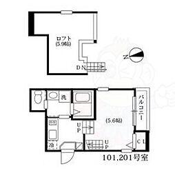 ハーモニーテラス黒門町 1階/-