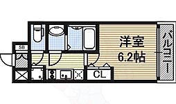 プレサンス金山コネクト 1Kの間取図画像