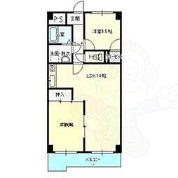 ノイ・ルミナス 2LDKの間取図画像