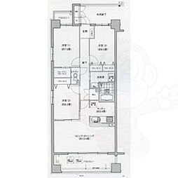 グラン・アベニュー名駅南 3LDKの間取図画像