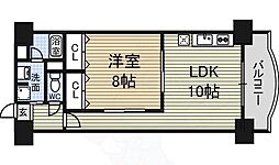 さくらHills名駅NORTH 1LDKの間取図画像