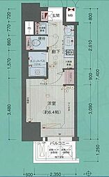 プレサンスSAKAE白川公園2 ワンルームの間取図画像
