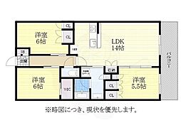 サンメゾン千種公園東 3LDKの間取図画像