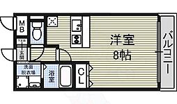 プレサンス新栄デコール ワンルームの間取図画像