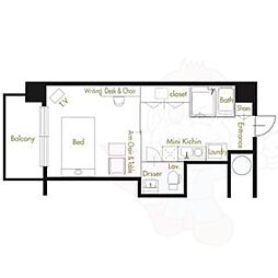 アトリアム吹上 8階/-