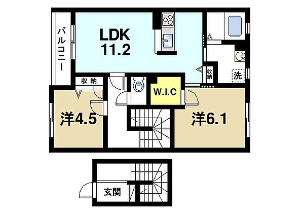 画像2:各居室に十分な収納があります