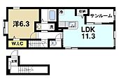 木津川市加茂町里中門伝 2階建 新築のイメージ