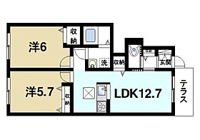 奈良県桜井市大字戒重（賃貸アパート2LDK・1階・54.61㎡） その2